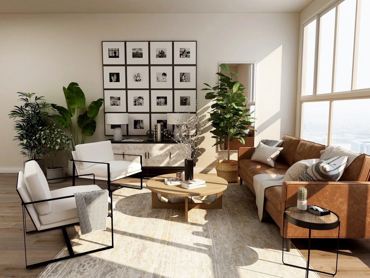 Warm, calm consultation-style interior with natural furnishings